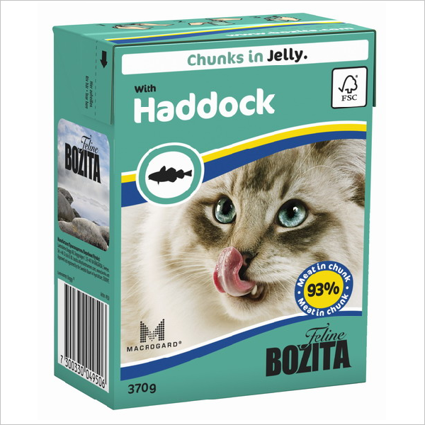 Влажный корм для кошек Bozita кусочки в желе с морской рыбой