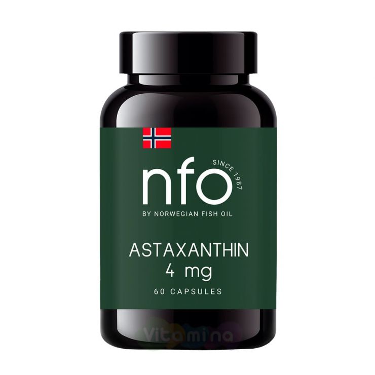 NFO Астаксантин 4 мг, 60 капс.