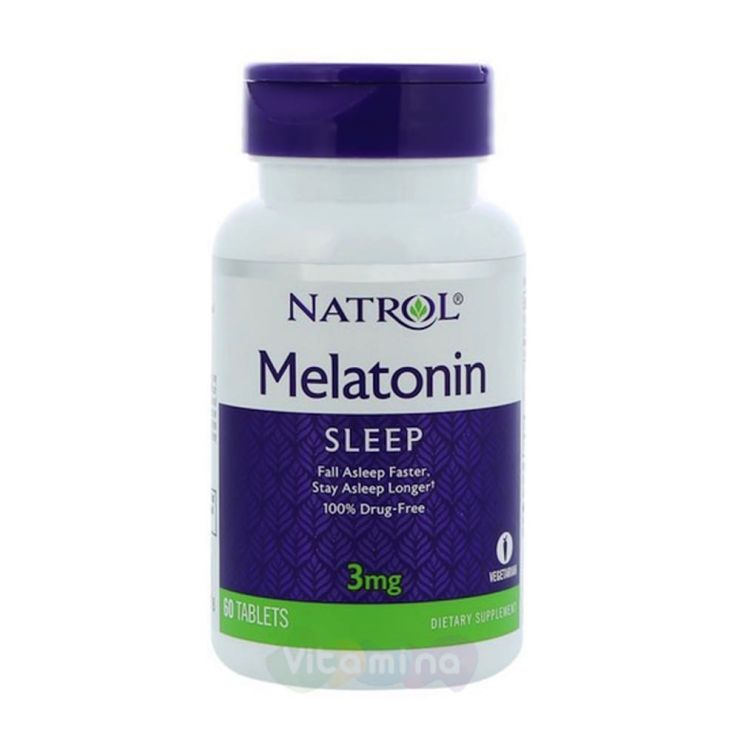 Natrol Мелатонин 3 мг, 60 табл