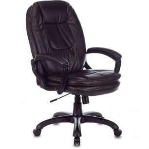 Кресло для руководителя Бюрократ CH-868N/COFFEE, экокожа, цвет темно-коричневый