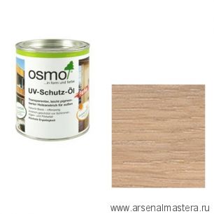 OSMO Скидка до 29% ! Защитное масло с УФ-фильтром цветное Osmo UV-Schutz-Ol Farbig 429 Натуральное 0,125 л