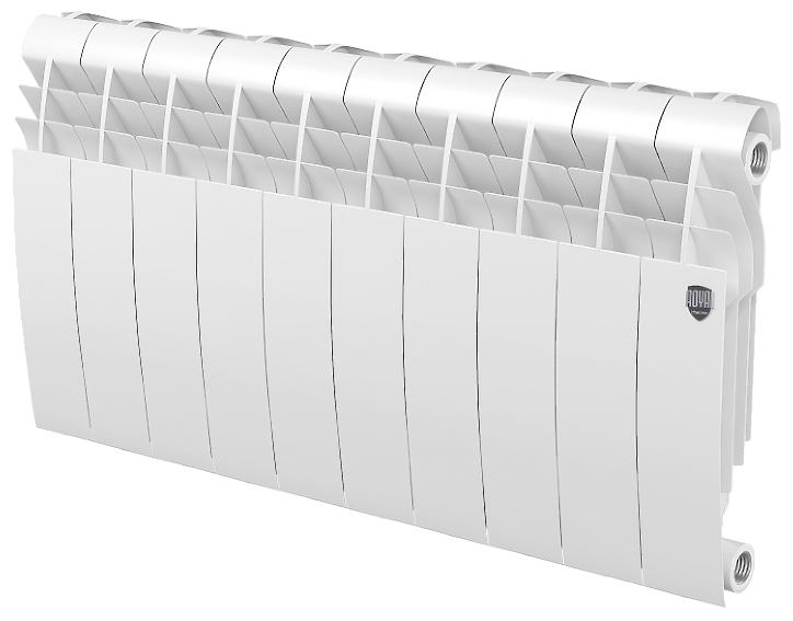 Радиатор биметаллический Royal Thermo BiLiner 350 Bianco Traffico – 10 секций, 12 м2, боковое подключение