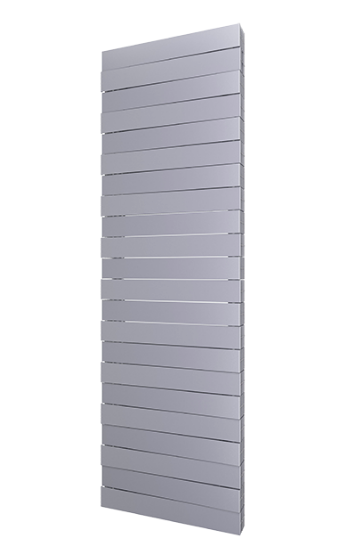 Радиатор биметаллический Royal Thermo PianoForte Tower 500 Silver Satin  – 22 секции, 26 м2, боковое подключение
