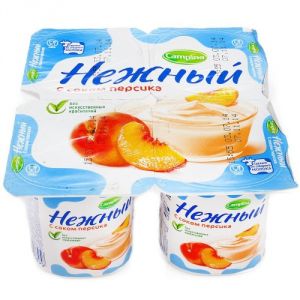 Продукт йогуртный НЕЖНЫЙ 100г 1,2% с соком персика