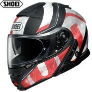 Шлем Shoei Neotec 2 Jaunt, Черно-бело-красный