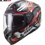 Шлем LS2 FF327 Challenger Spin, Бело-красный