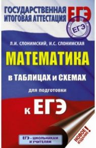 ЕГЭ. Математика в таблицах и схемах для подготовки к ЕГЭ / Слонимский Лев Иосифович, Слонимская Ирина Семеновна