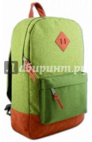 Рюкзак молодежный "Зеленый+хаки" (40407)