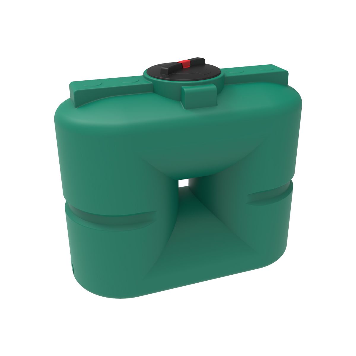 Бак для воды S 1000 литров зеленый пластиковый