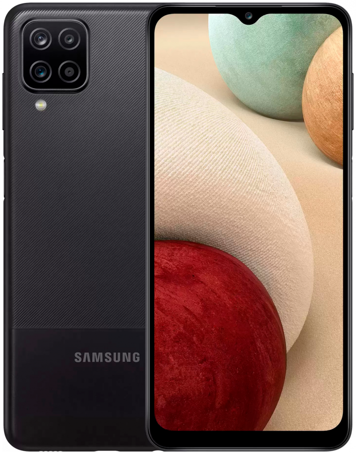 Смартфон Samsung Galaxy A12 (SM-A127) 3/32 ГБ, чёрный
