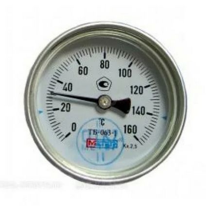 Термометр БТ-31 Dу 63 с з/п 1/2, 0-160