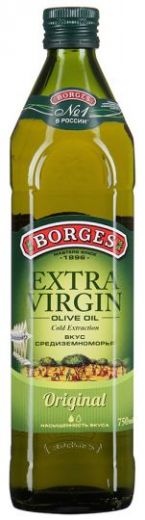 Масло Borges Extra Virgin оливковое класса экстра Оригинальная насыщенность, 250мл стекло