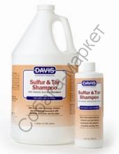 Шампунь лечебный Сера с дегтем Sulfur & Tar Shampoo облегчение при зуде, раздражении и шелушении Davis США