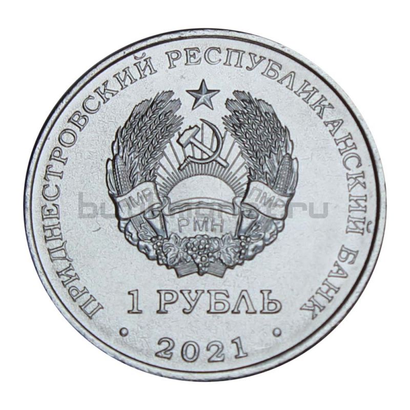 1 рубль 2021 Приднестровье Боевые искусства