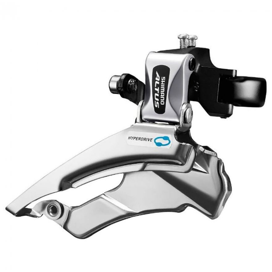 Переключатель передний SHIMANO Altus FD-M313-6, 3х7/8 скоростей, универсальная тяга, посадка 28.6/31.8, на 42/48 зуба