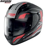 Шлем Nolan N60-6 Perceptor, Красно-черный матовый