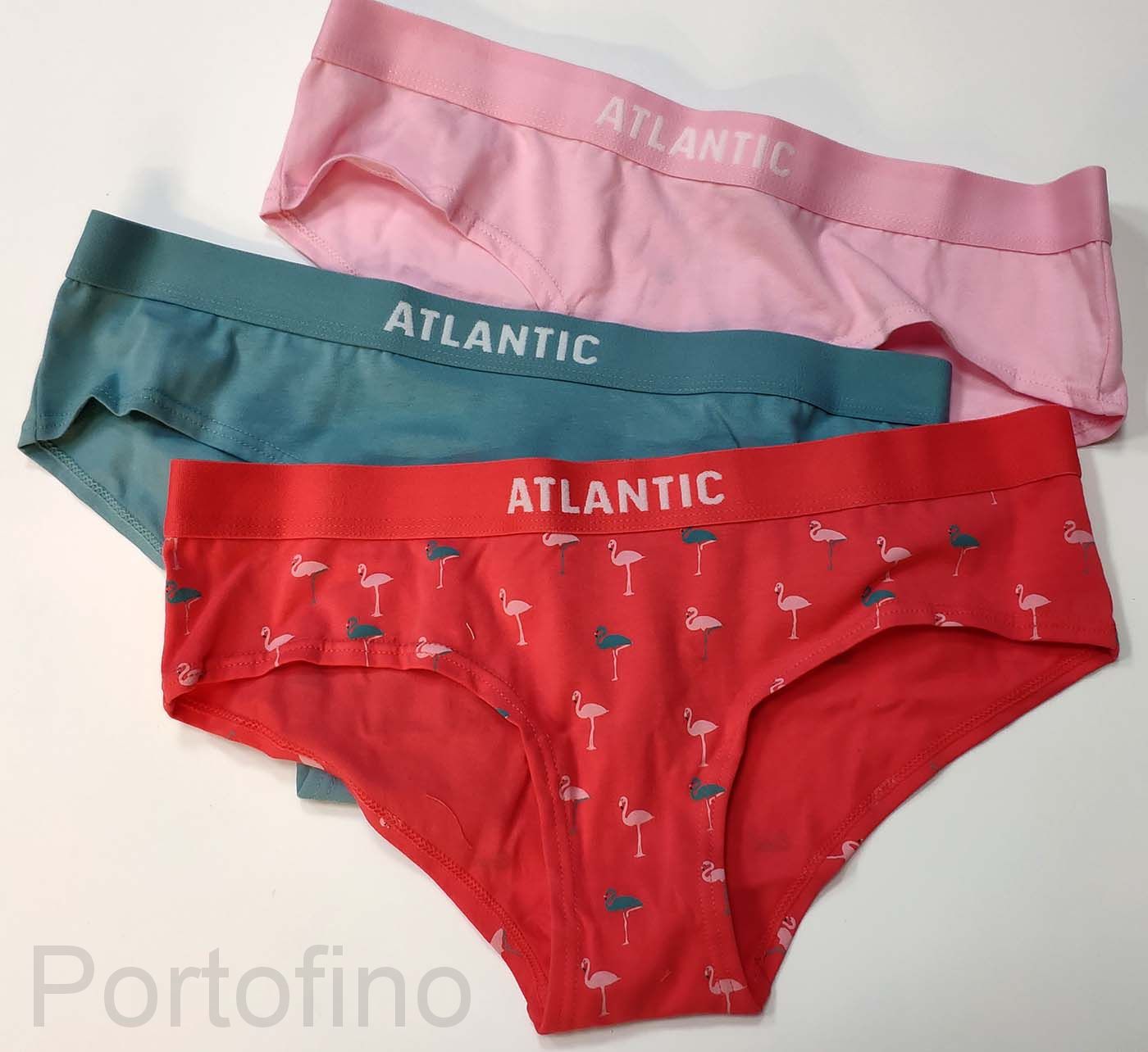 3LP-180 трусы женские хипстеры Flamingo - набор 3 штуки купить магазин  Portofino Москва доставка