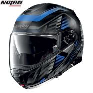 Шлем Nolan N100.5 Plus Starboard, Черно-синий матовый