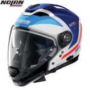 Шлем Nolan N70-2 GT Glaring, Бело-синий