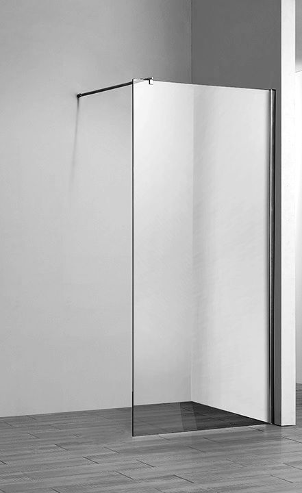 Душевая стеклянная перегородка Oporto Shower А-80 80x200 прозрачное стекло