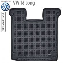 Коврик Volkswagen T6 от 2015 длинная база в багажник резиновый Rezaw Plast (Польша) - 1 шт.