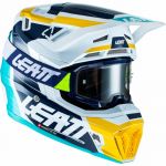 Leatt Moto 7.5 V22 Kit Aqua комплект шлем + очки Leatt Velocity 4.5