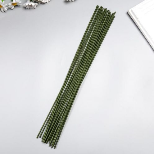Проволока для творчества"Зеленая" (набор 20 шт) 2,5 мм, 36 см
