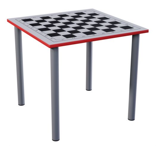 КШТР-01 Стол шахматный на металлокаркасе Точка Роста (800х800х760 мм)