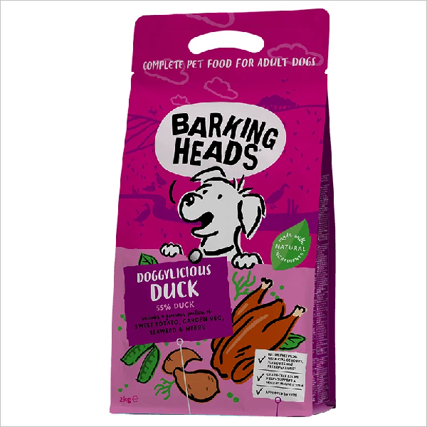 Сухой корм для собак Barking Heads Восхитительная утка с бататом 2 кг