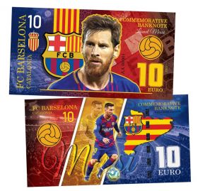 10 EURO Katalonia — Lionel Messi. Legends of FC Barselona. (Лионель Месси)​.UNC