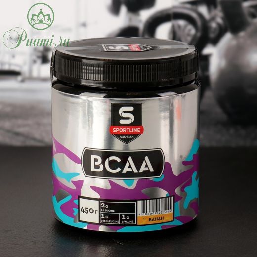 Аминокислоты SportLine BCAA, банан, 450 г