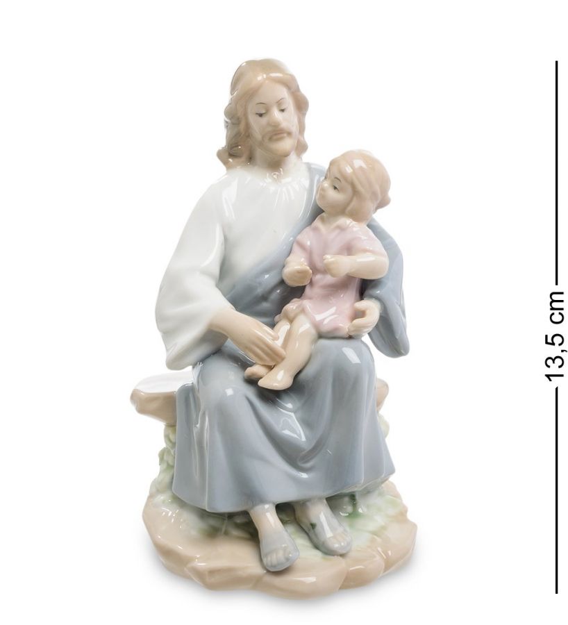 Статуэтка «Наставления Христа» 7.5x7.5 см, h=13.5 см (JP-40/17)