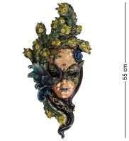 Венецианская маска «Павлин» бол. 27.5x7 см, h=55 см (WS-311)