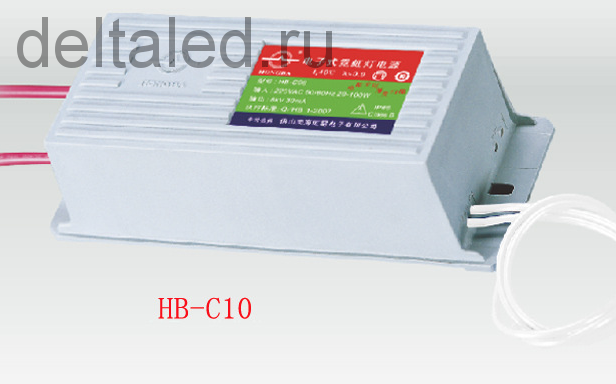 10kV/30mA трансформатор неоновый Hongba HB-C10
