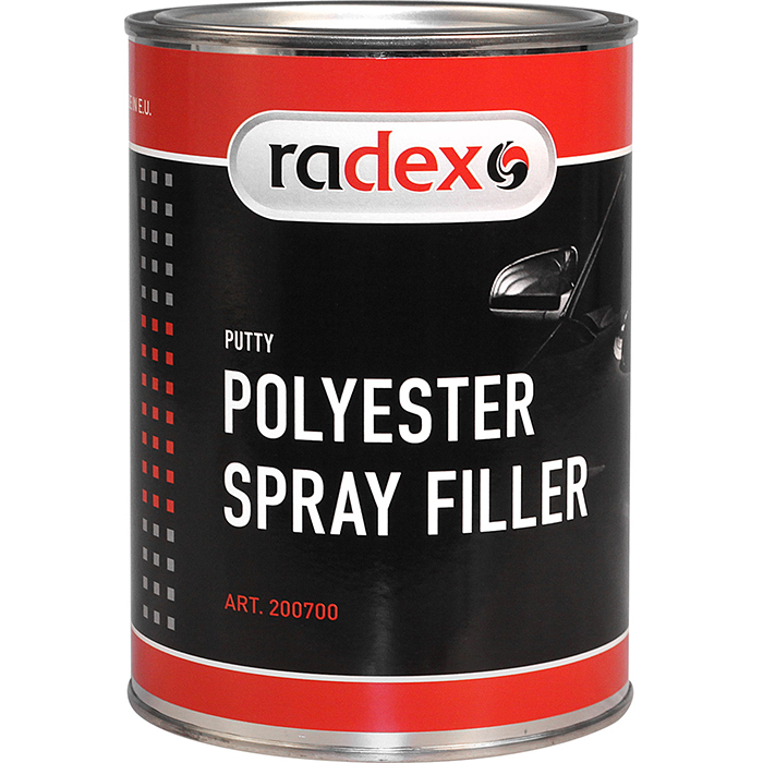 Radex SPRAY FILLER Шпатлевка, наносимая методом распыления с отвердителем, 800мл.