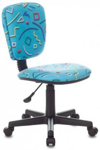 Детское компьютерное кресло Бюрократ CH-204NX/STICK-BLUE, цвет голубой Sticks 06