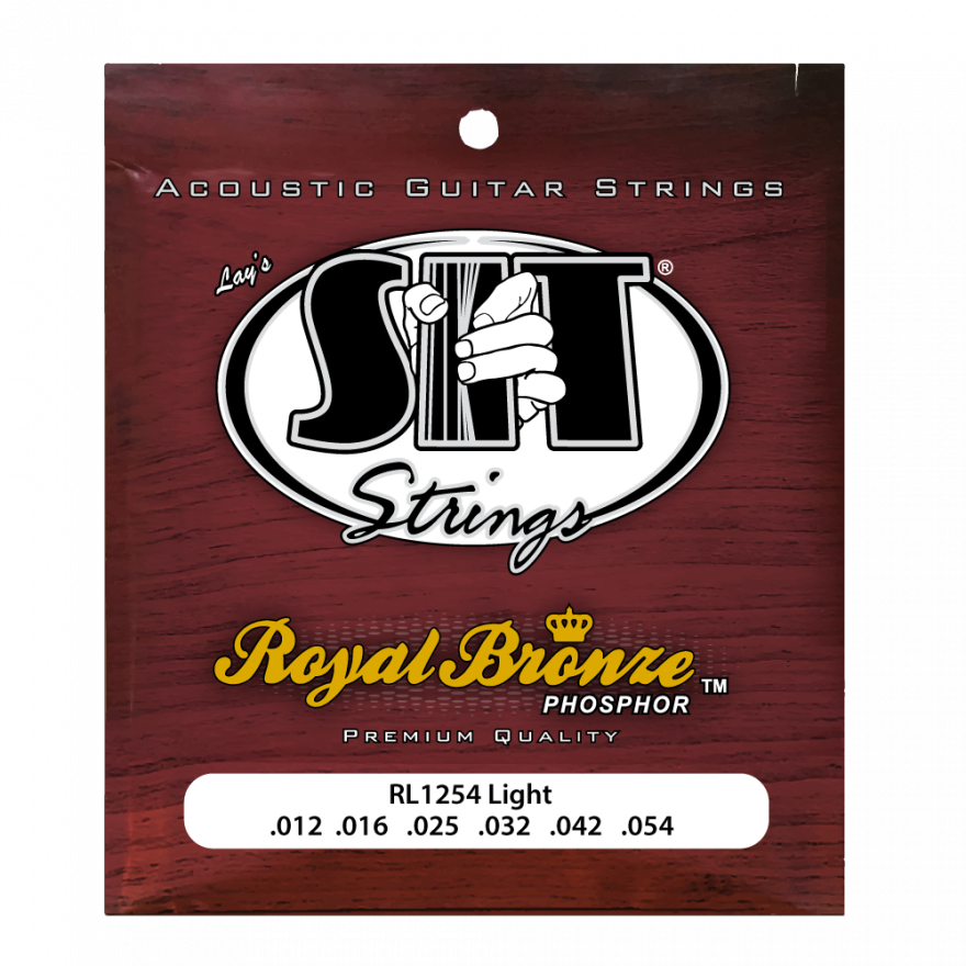 Струны для акустической гитары SIT RL1254, Royal Bronze Light, 12-54