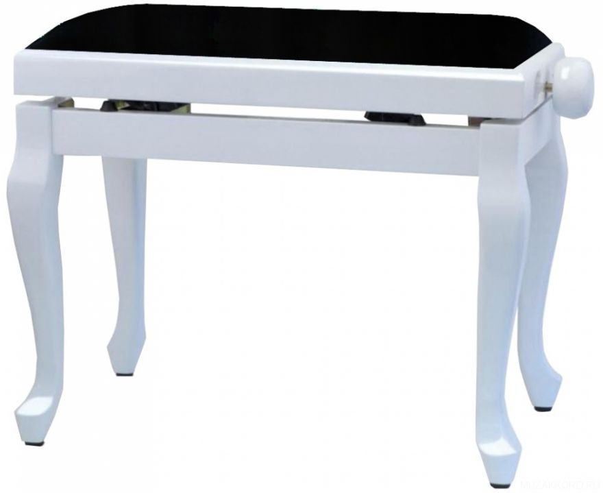 Банкетка GEWA Piano Bench Deluxe Classic White Highgloss
