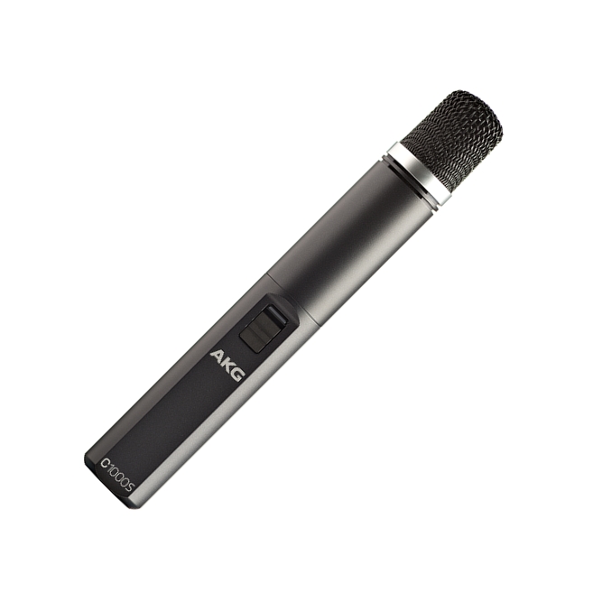 AKG C1000 S - электретный микрофон кардиоида / суперкардиоида, питание - фантом / 2x "AA" батареи