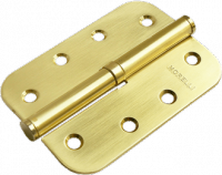 Петля MORELLI стальная разъёмная скругленная MSD-C 100X70X2.5 SG L Цвет - Матовое золото