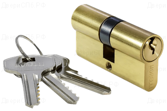 Ключевой цилиндр MORELLI ключ/ключ (60 мм) 60C PG Цвет - Золото