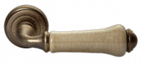 Дверные ручки Morelli "UMBERTO" MH-41-CLASSIC OMB/CH Цвет - Старая античная бронза/шампань