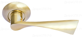 Дверные ручки Morelli "КАПЕЛЛА" MH-01 SG Цвет - Матовое золото