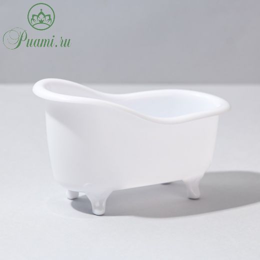 Ванночка декоративная  White, 12 х 6 х 7 см