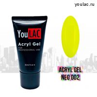 Акригель полигель лимонный Neo 002 YouLAC 30мл