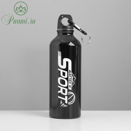 Фляжка-бутылка для воды "Мастер К.", 500 мл, 20 х 6 см