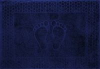 Полотенце махровое "Ножки" Ножки темно-синий (Ножки)