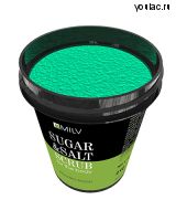 Сахарно-солевой скраб для тела «Зелёный чай». 290 г