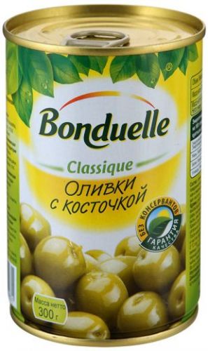 Ağ Zəytun  sümuklü Bonduelle, 300gr