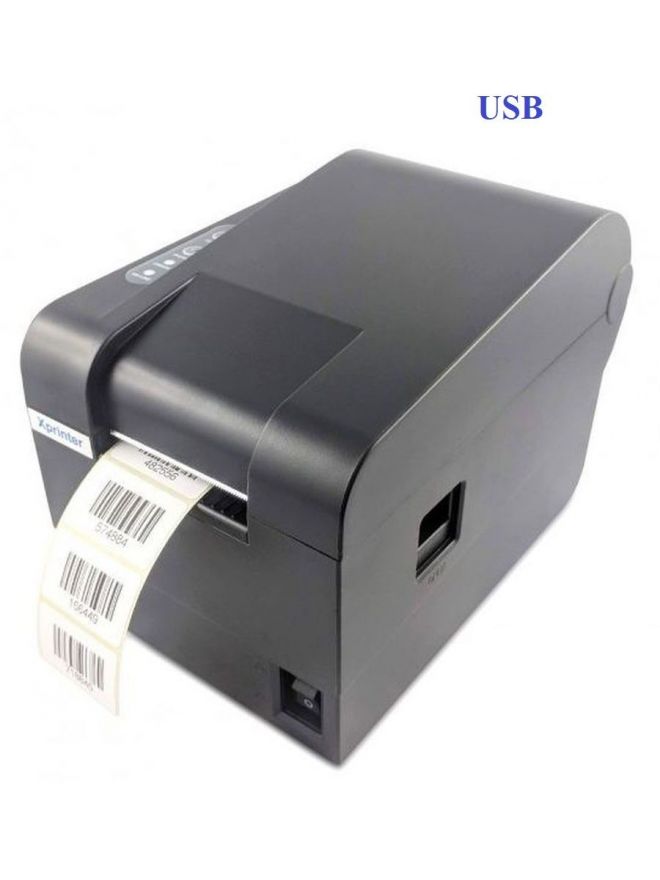 Термопринтер Xprinter XP-235B USB черный